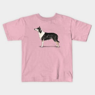 The Tri Colour Smooth Collie Kids T-Shirt